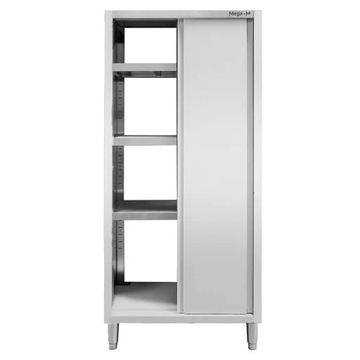 Szafa gastronomiczna PRZELOTOWA ze stali nierdzewnej 2-drzwiowa 100x60x200