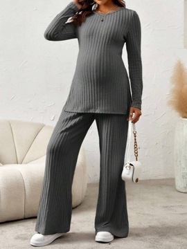 SHEIN серый повседневный комплект для беременных M