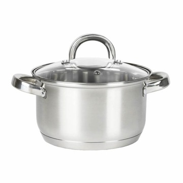GARNEK NIERDZEWNY TRADYCYJNY STALOWY Z POKRYWKĄ SMART 3L NA INDUKCJE GAZ