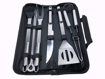 НАБОР ПОСУДА ДЛЯ ГРИЛЯ НЕРЖАВЕЮЩАЯ, ЧЕХОЛ/ЧЕХОЛ