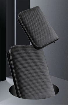 ZESTAW PRZYBORNIK DO MANICURE PEDICURE PAZNOKCI ETUI 16EL