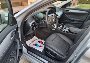 BMW Seria 5 G30-G31 Touring Facelifting 3.0 530d 286KM 2021 BMW Seria 5 Lift 3.0D 286 PS Mild hybrid Zadbane Niski przebieg Serwis ASO, zdjęcie 27