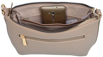 DAVID JONES Torebka Damska na ramię Listonoszka pasek LOGO crossbody