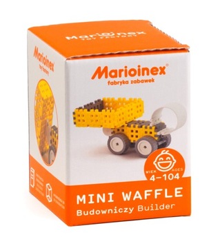 Marioinex klocki mini wafle budowniczy mały