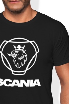 MĘSKI T-SHIRT KOSZULKA DLA KIEROWCY TIRA SCANIA L MĘSKA TSHIRT Z NADRUKIEM