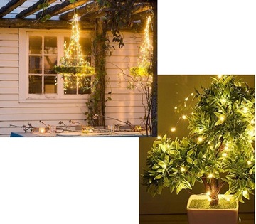 СОЛНЕЧНЫЙ САДОВЫЙ СВЕТИЛЬНИК СТРУННЫЕ СВЕТИЛЬНИКИ 11,4 м 100 светодиодов СМЕШАННЫЕ ЦВЕТА