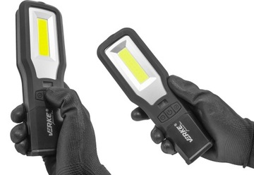 COB LED СВЕТОДИОДНАЯ ЛАМПА ДЛЯ МАСТЕРСКОЙ, АККУМУЛЯТОРНЫЙ ФОНАР С USB-КРЮКОМ