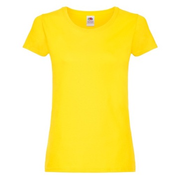 DAMSKA KOSZULKA T-SHIRT FRUIT fc yellow M