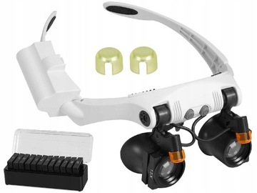 УВЕЛИЧИТЕЛЬНЫЕ ЧАСОВЫЕ ОЧКИ ЮВЕЛИРНЫЙ СЕРВИС РЕМОНТ 25Х 20Х LED