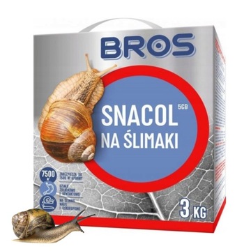 BROS Для улиток Snacol Granules Эффективный препарат от яда улиток 3 кг