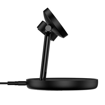 БЕСПРОВОДНОЕ ИНДУКТИВНОЕ ЗАРЯДНОЕ УСТРОЙСТВО BASEUS QI С MAGSAFE + кабелем USB-C длиной 1 м