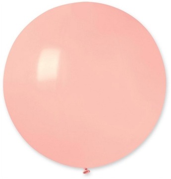 Wielki Balon Gigant Kula Pastelowa Jasnoróżowa 75 cm