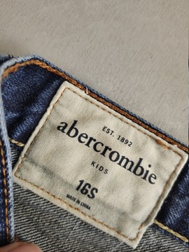 ABERCROMBIE Kids Jeansowe SPODNIE Skinny dziecięce 16S