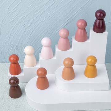 Montessori Wooden Toys for Babies Rainbow Sta