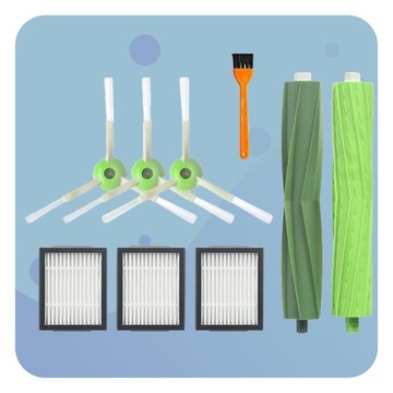 Комплект для iRobot Roomba E5 E6 E7 I7 I3+ I4+ I6+ I8 J7+ щеточный фильтр