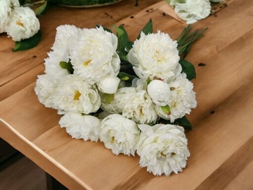 Piwonia Duże Sztuczne Kwiaty Naturalne Gęste Peonia Jak Żywa