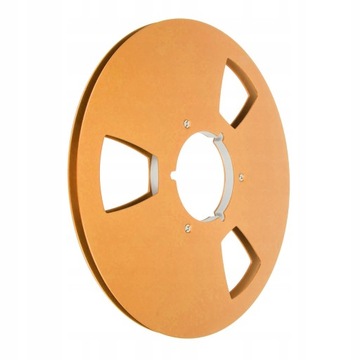 КАТУШКА ДЛЯ ЗАПИСИ ПУСТАЯ КАТУШКА 1/4 10 ДЮЙМОВ С 3 ОТВЕРСТИЯМИ ЗОЛОТАЯ