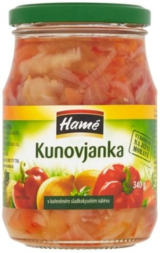 Hamé Kunovjanka w pikantnej słodko-kwaśnej zalewie 340g