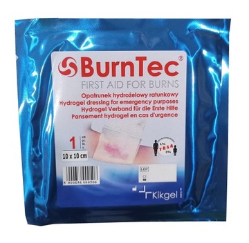 Hydrożelowy Opatrunek Ratunkowy 10x10 cm BurnTec