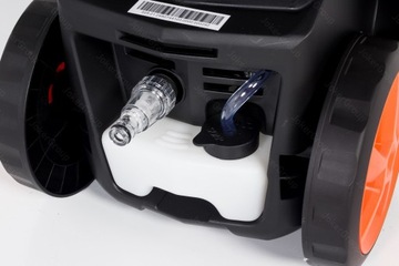 Мойка высокого давления NAC 1800 Вт, 130 бар, 420 л/ч, насос ALU + ВРАЩАЮЩАЯСЯ ЩЕТКА