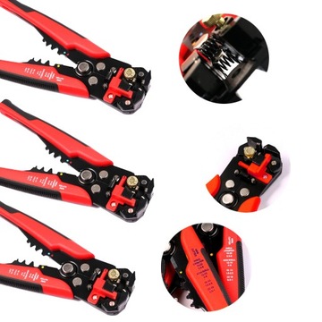 ŚCIĄGACZ IZOLACJI AUTOMATYCZNE SZCZYPCE KABLI PRZEWODÓW ZACISKARKA 3W1