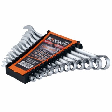 НАБОР КОМБИНИРОВАННЫХ КЛЮЧЕЙ BENSON DIN3113, 12 ШТ.