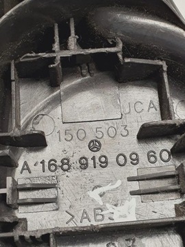 DRŽÁTKO REGULACE SEDADLA MERCEDES W168 A1689190960