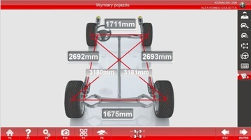 Urządzenie do geometrii kół 3D geometria certyfikat TDT Invento XV550X SKP