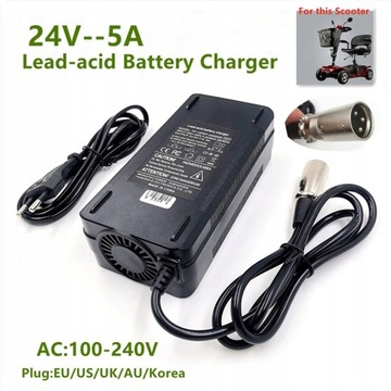 Ładowarka do skutera elektrycznego 24V 5A