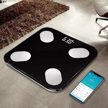 АНАЛИТИЧЕСКИЕ ВЕСЫ ДЛЯ ВАННОЙ С BLUETOOTH ТОНКОЕ УМНОЕ ПРИЛОЖЕНИЕ ДЛЯ Android/iOS