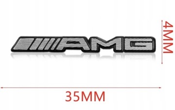 Эмблема MERCEDES LOGO ///AMG 35x4 салон КАЧЕСТВО |