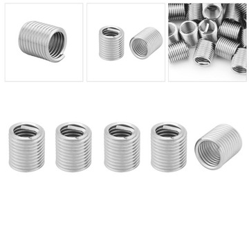 РЕЗЬБОРЕМОНТНЫЕ ПРУЖИНЫ M8 X 1,25 X 8MM 100ШТ.