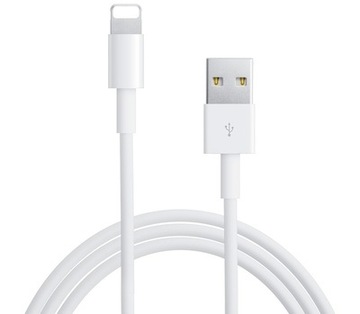 KABEL ŁADOWARKA USB- LIGHTNING DO IPHONE IPAD IPOD 8pin 2A 1m