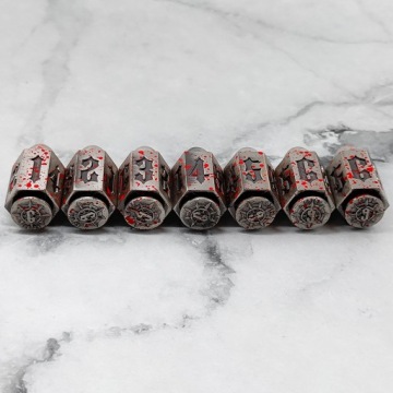 ВОЕННЫЙ СУВЕНИР МЕТАЛЛИЧЕСКИЙ КУБИК K6 1,6 СМ RPG ШЕСТИГРАННИК КОСТЬ