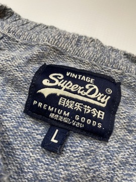 Superdry Super dry ORYGINALNY BAWEŁNIANY SWETER /L