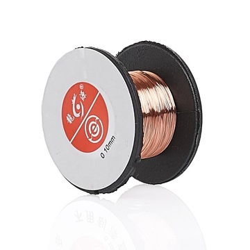 DRUT MIEDZIANY PRZEWÓD NA SZPULCE 0,1MM 15M TECHREBAL