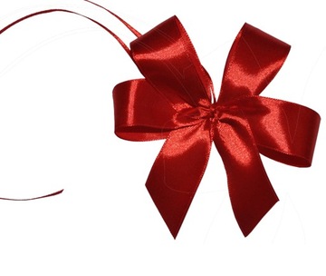 БАНТ, ПОДАРОК, атласная лента - 10 шт.