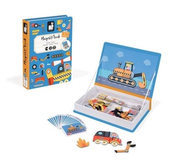 JANOD MAGNETIBOOK ТРАНСПОРТ МАГНИТНЫЙ ПАЗЛ