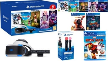 SONY PLAYSTATION VR ZVR2 KAMERA 2 x MOVE 8 GIER !