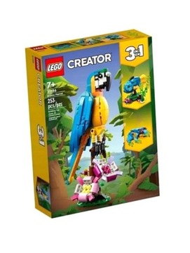 LEGO CREATOR 31136 EGZOTYCZNA PAPUGA
