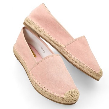 RÓŻOWE ESPADRYLE DAMSKIE RINSS 38