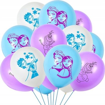 BALONY KRAINA LODU ELSA ANA ZESTAW BALONÓW MIX