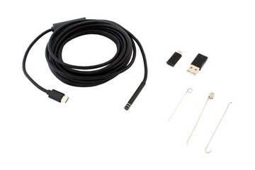 ЭНДОСКОПИЧЕСКАЯ КАМЕРА ДЛЯ КОНТРОЛЯ 5 м ANDROID micro USB + USB-C хорошая цена