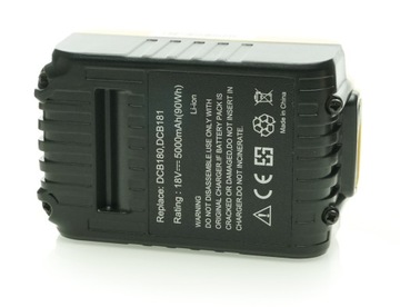 Аккумулятор для Dewalt XR 18V ​​DCB182 DCB183 DCB184 5Ач