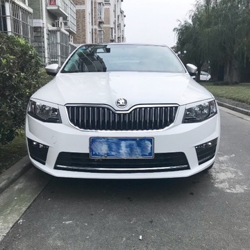 Brewki SKODA octavia 3 //ABS //BIAŁE // EYEBROWS/