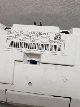 CITROEN C5 08-17 PŘÍSTROJOVÁ DESKA BUDÍKY 9665560480