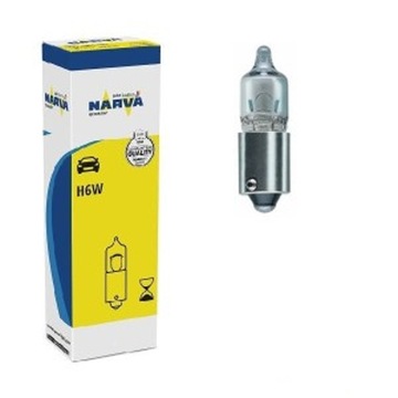 ŻARÓWKA H6W NARVA 12V 6W BAX9s POSTOJOWA ŁÓDŹ