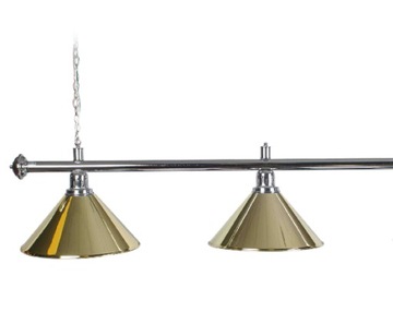 Lampa bilardowy nad stół bilardowy 9FT oświetlenie 4-klosze Elegance złota