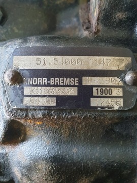 KOMPRESOR SPRĘŻARKA POWIETRZA 51540007147 MAN TGX
