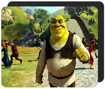 PODKŁADKA POD MYSZKĘ SHREK + własny tekst
